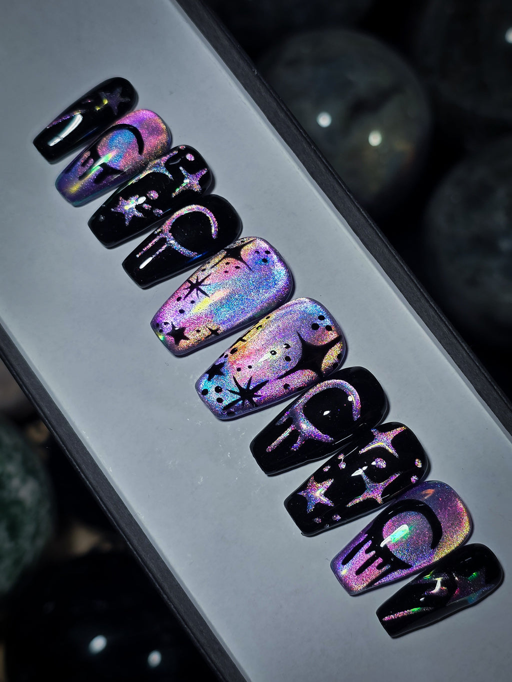Astral Glow Press on Nail Set