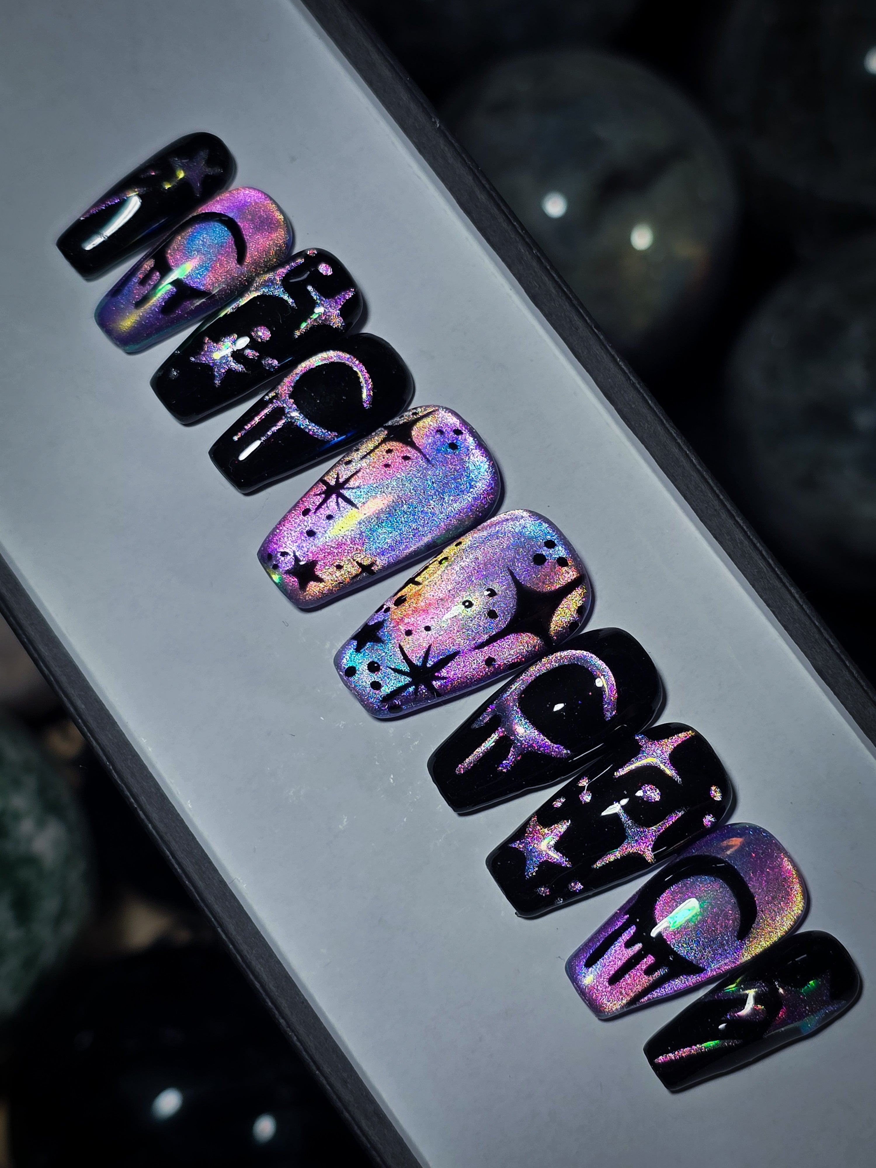Astral Glow Press on Nail Set