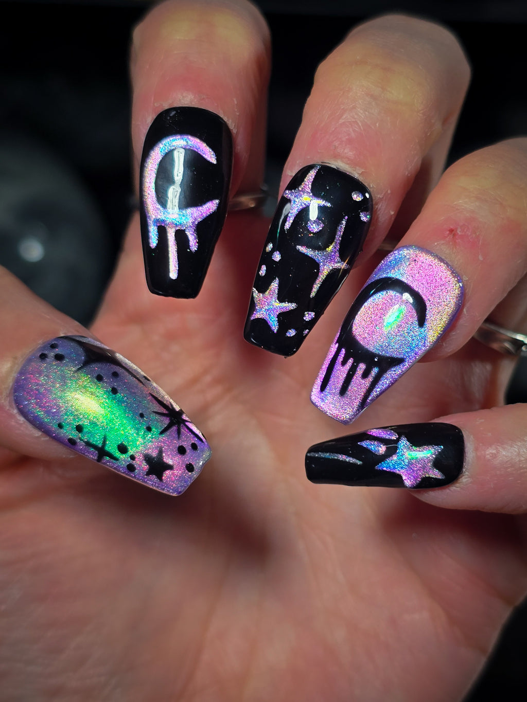 Astral Glow Press on Nail Set