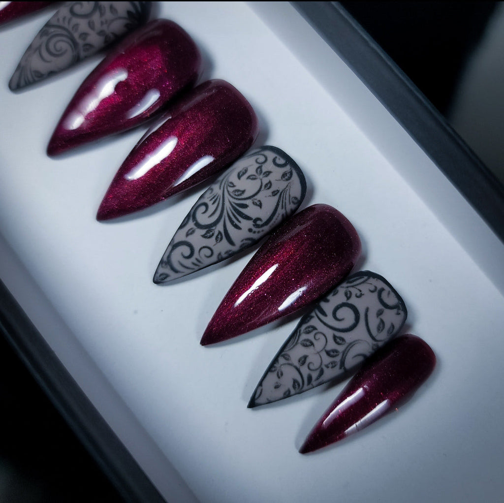 Autumn Lace Press on Nail Set