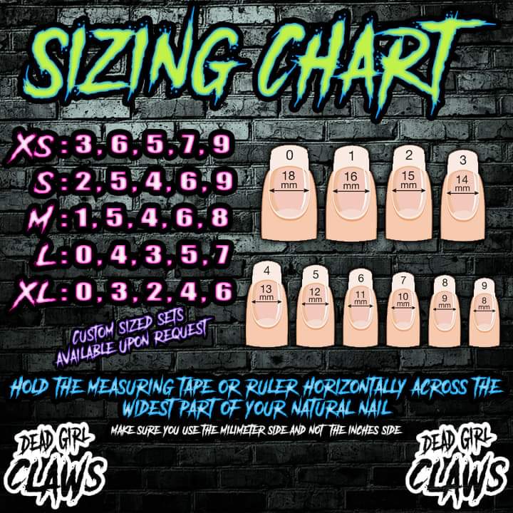 All Hallows Eve Press on Nail Set